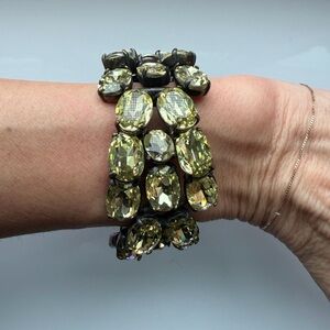 Sparkly Yellow & Black Bracelet
